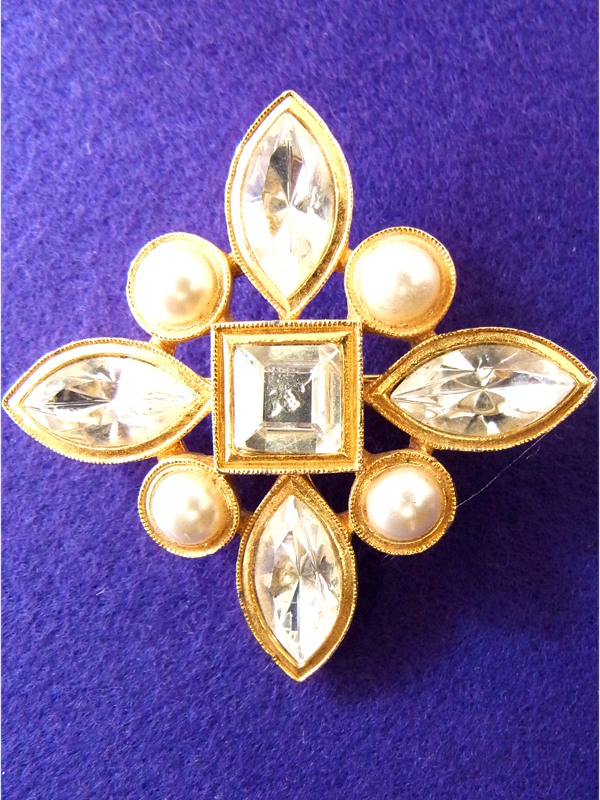 フランス買い付け 黄緑Xサイケ柄&times;山みちテープ パフ袖 ヴィンテージ ワンピース : 古着12FC1