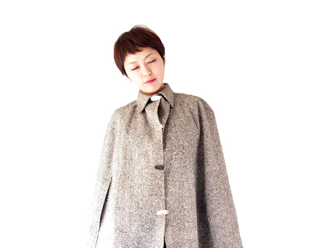 フランス買付け レディース ヴィンテージ ワンピース コート ヨーロッパ古着