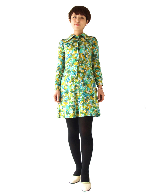 フランス買付け　ヴィンテージ　ワンピース　ヨーロッパ古着　お呼ばれ　デート　結婚式