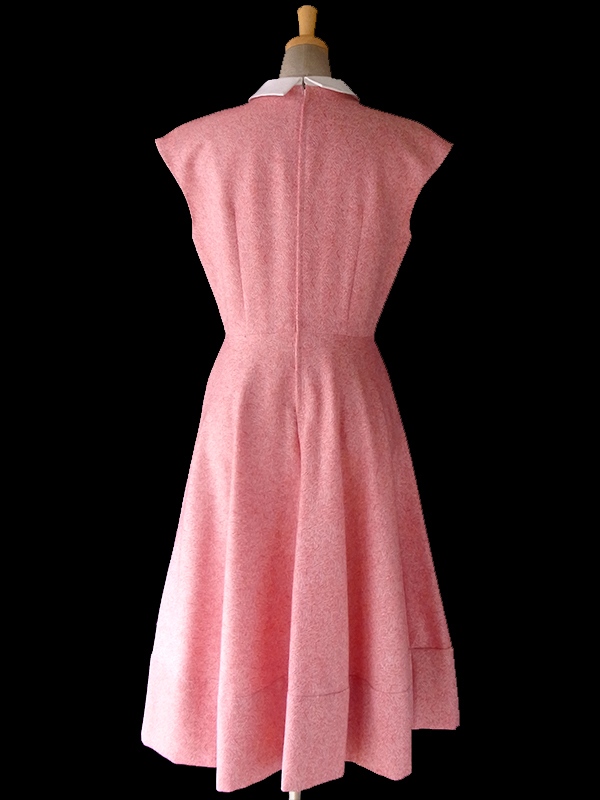 未使用品　デッドストック レッド X ホワイト おとなかわいい上品ワンピース 15OD1217