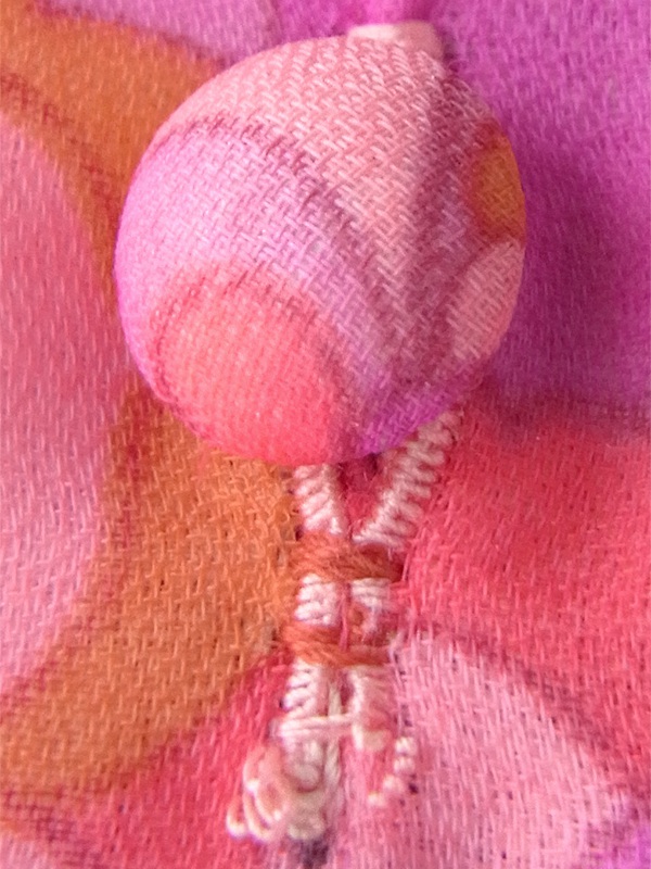 ヨーロッパ古着 ロンドン買い付け 60年代製 ピンク X パープル シフォン生地 レトロ花柄 プリーツ ワンピース 16BS203