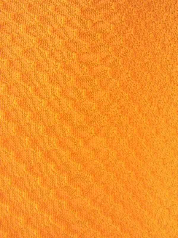 ヨーロッパ古着 ロンドン買い付け オレンジ X ワッフル地 レトロ ワンピース 16OM307