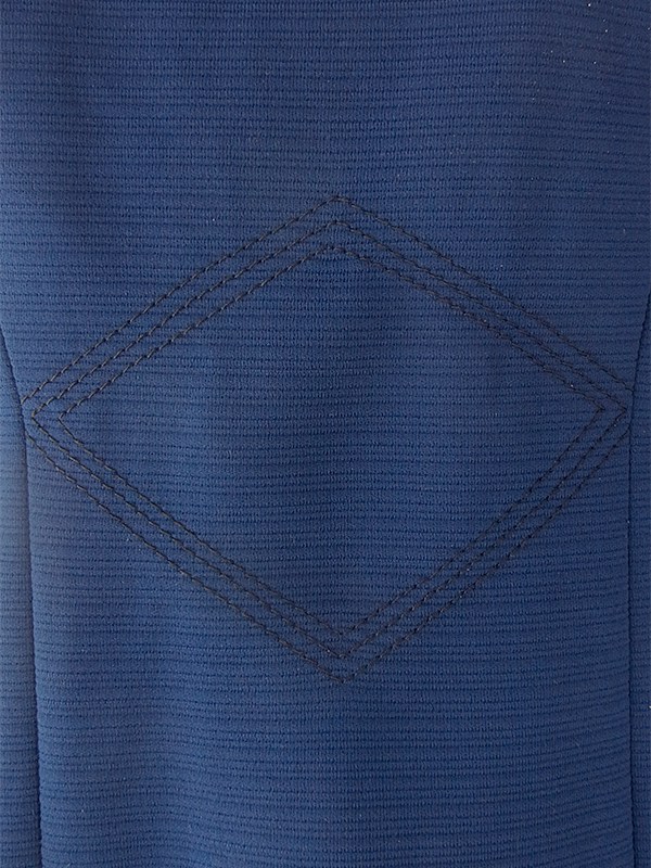 ヨーロッパ古着 ロンドン買い付け ロイヤルブルー X ラインストーン飾り ダイヤ型ステッチ ヴィンテージ ワンピース 16OM407