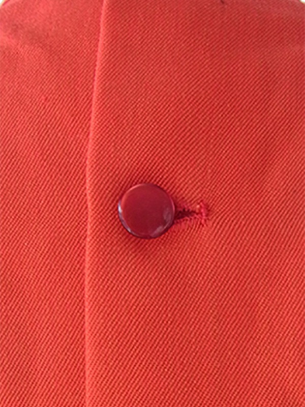 ヨーロッパ古着 フランス買い付け 60年代製 レッド X 美しいプリーツ ヴィンテージ ワンピース 17FC412