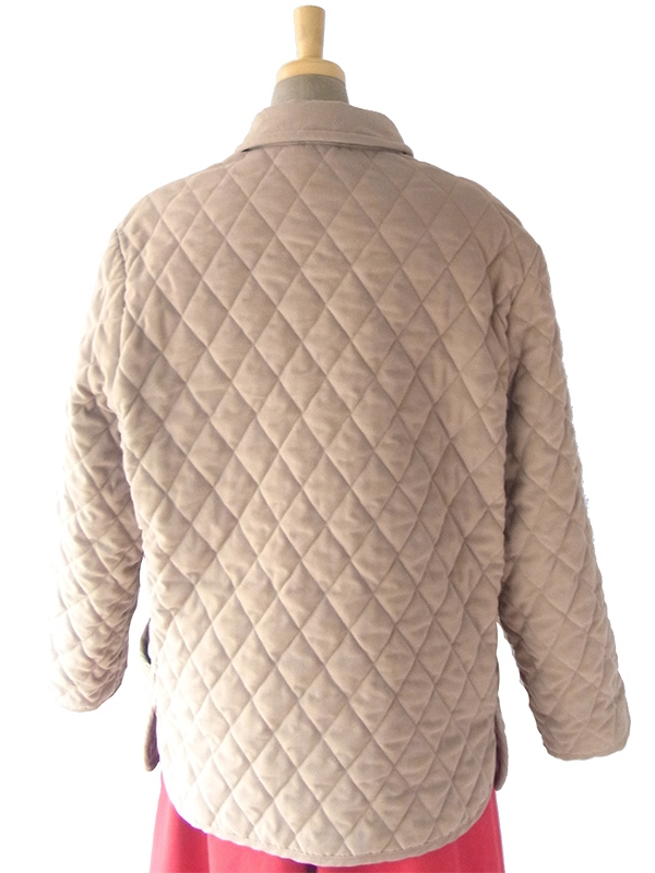 ヨーロッパ古着 ロンドン買い付け Aquascutum アクアスキュータム キャメルブラウン キルティング ジャケット 18BS322