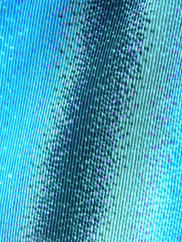 送料無料 70年代フランス製 シアンブルー X グリーン ピンク グラデーション アンブレラプリーツ ワンピース fc331 ヨーロッパ古着