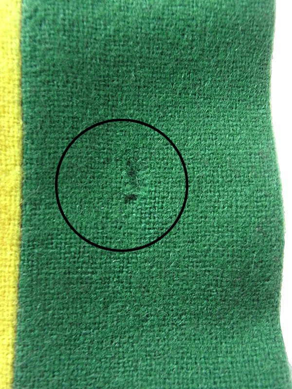 【ヨーロッパ古着】イギリス製 カラフル ストライプ ウール スクール マフラー 20BS063【おとなかわいい】