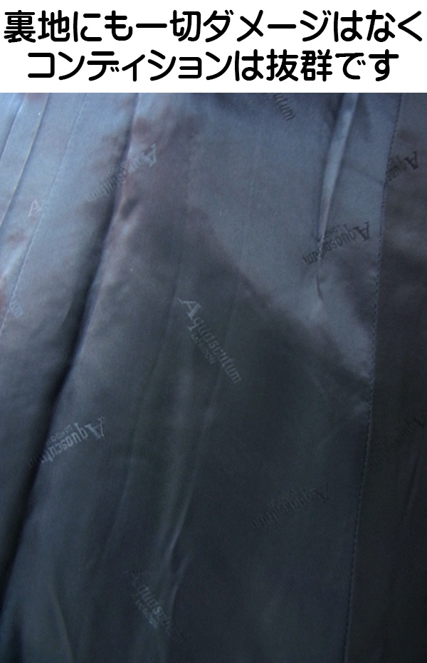 ヨーロッパ古着 イギリス製 Aquascutum アクアスキュータム オフホワイト X ブラック・レッド チェック柄 コート 20BS100