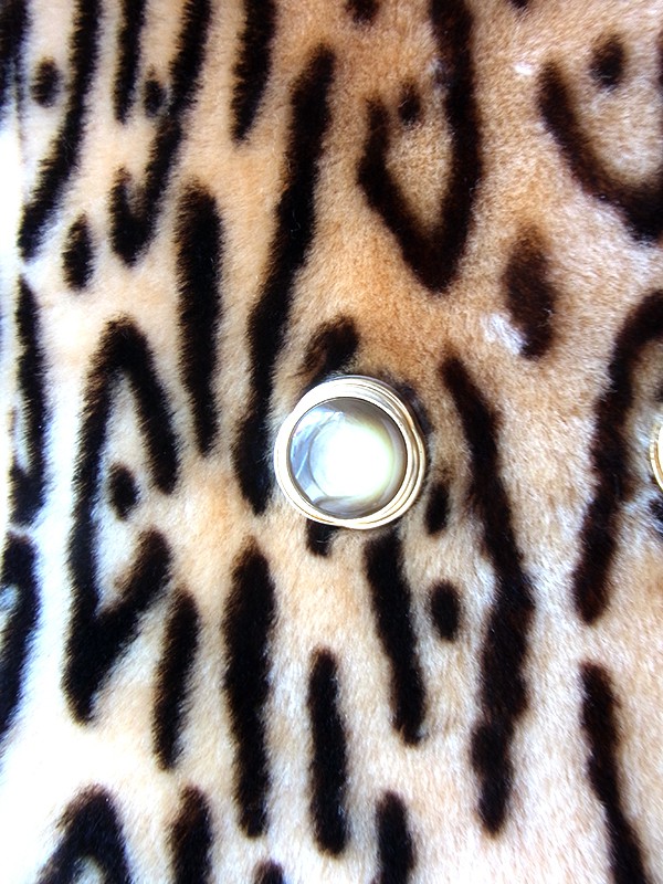 ヨーロッパ古着 ロンドン買い付け 70年代製 レオパード柄 フェイクファー 厚手 コート 20BS205