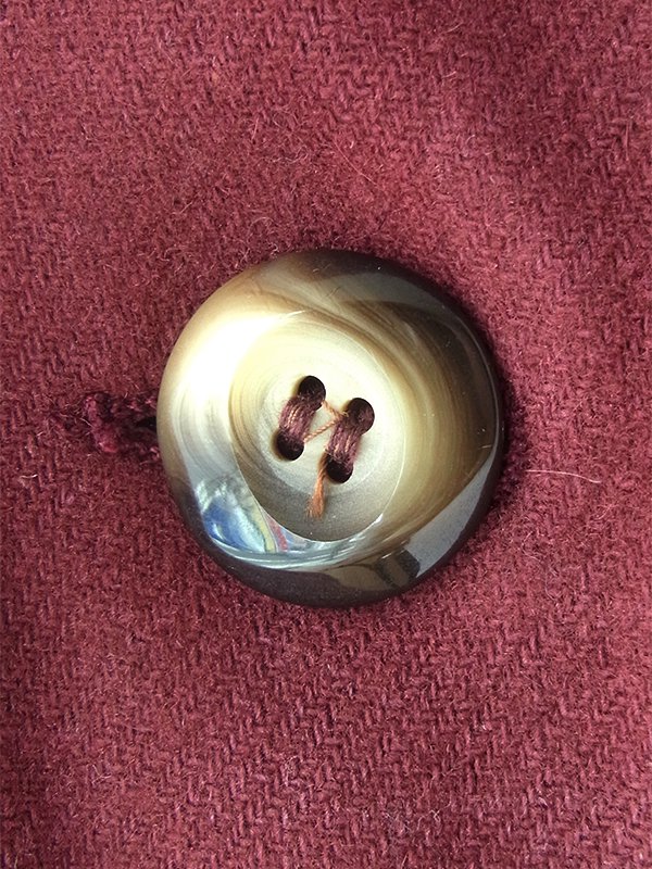 ヨーロッパ古着 フランス買い付け 60年代製 ボルドー X シームデザイン ヴィンテージ ウール コート 20FC401