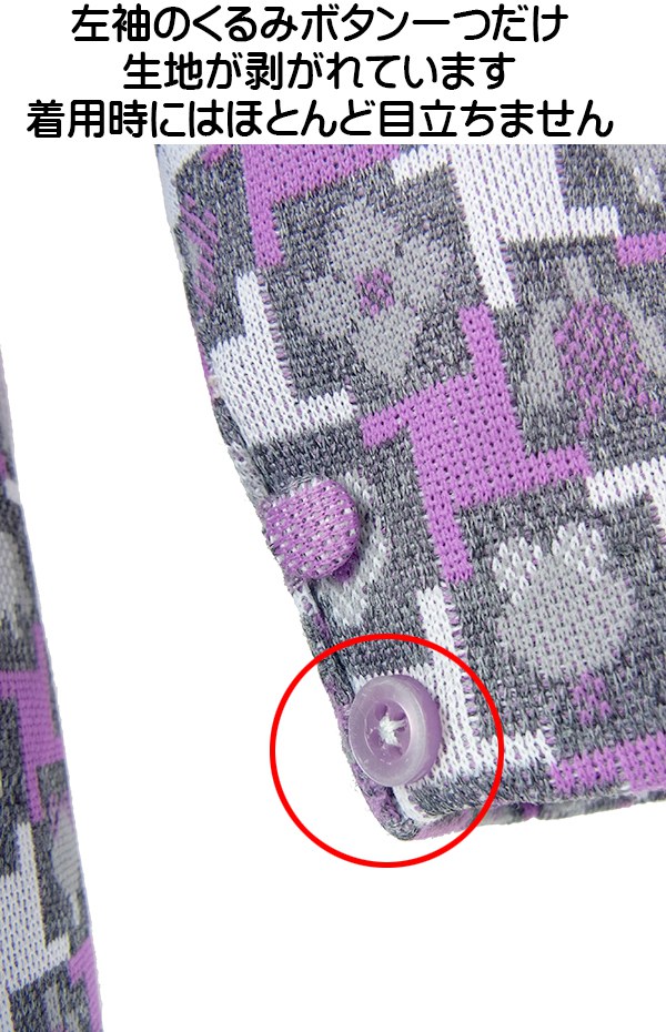 ヨーロッパ古着 フランス買い付け 70年代製 グレイ X パープル ライニング レトロ柄 ヴィンテージ ワンピース 20FC603