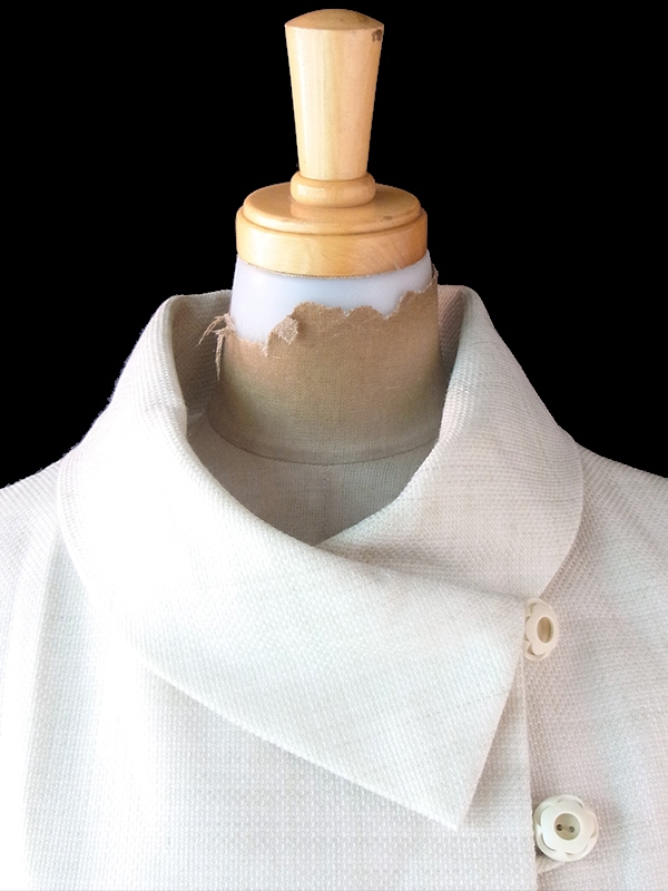 【送料無料】フランス買い付け 60年代製 アイボリー X かけボタン ヴィンテージ コート 21FC226【ヨーロッパ古着】