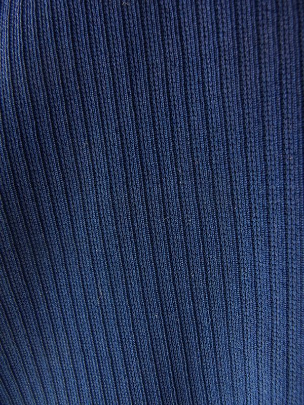 ヨーロッパ古着 ロンドン買い付け 70年代製 ネイビー X カラフル レトロ柄 ヴィンテージ ロング ワンピース22OM307