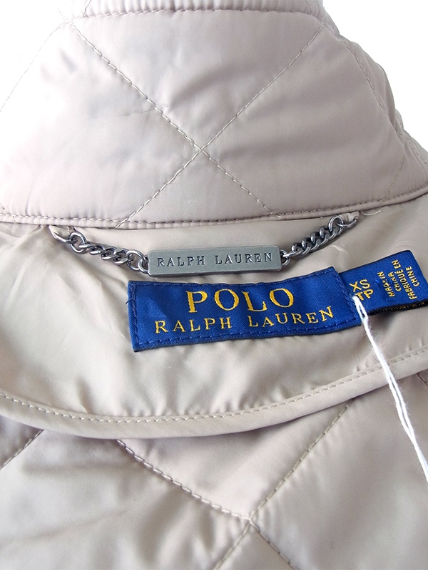 ヨーロッパ古着 ロンドン買い付け POLO RALPH LAUREN カーキ X キルティング ジャケット 23BS001