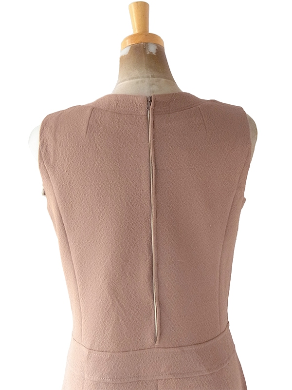 ヨーロッパ古着 ロンドン買い付け 70年代製 ブラウン X レトロデザイン ワンピース 24OM037