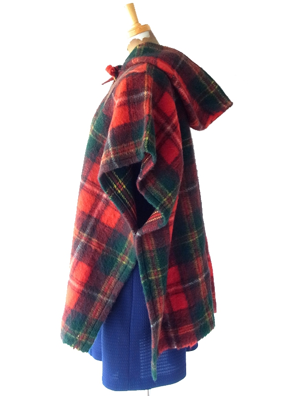 ユーロ古着 イタリア製 グリーン ウール ケープ マント ユーロ古着 イタリア製 グリーン ウール ケープ マント