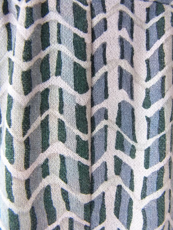 ヨーロッパ古着 60年代フランス製 グレイ X スレート ヘンリボーン柄 ヴィンテージ ワンピース 25FC203