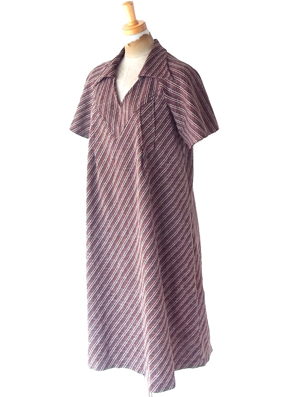 送料無料】フランス買い付け 60年代製 ブラウン X スレート