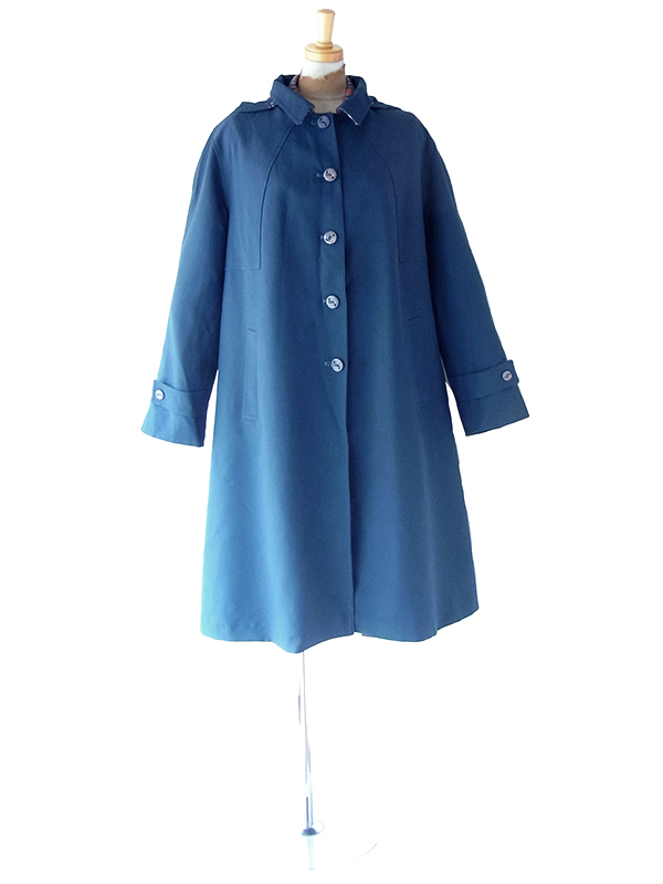 ヨーロッパ古着 70年代フランス製 スレート X フード着脱可能 ヴィンテージ コート 25FC307