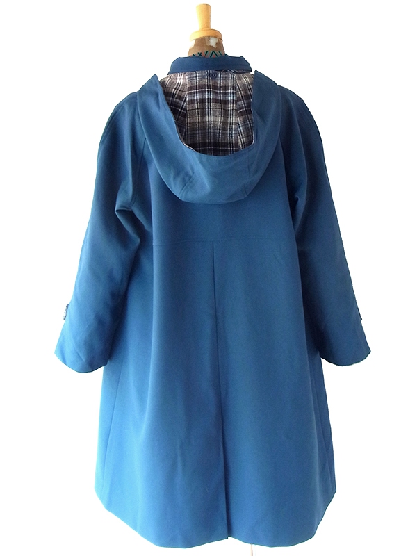 ヨーロッパ古着 70年代フランス製 スレート X フード着脱可能 ヴィンテージ コート 25FC307