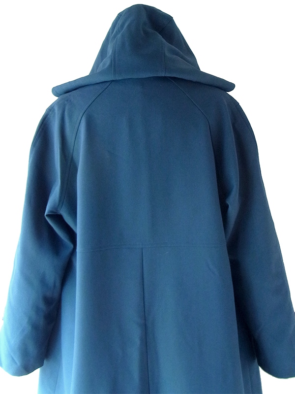 ヨーロッパ古着 70年代フランス製 スレート X フード着脱可能 ヴィンテージ コート 25FC307