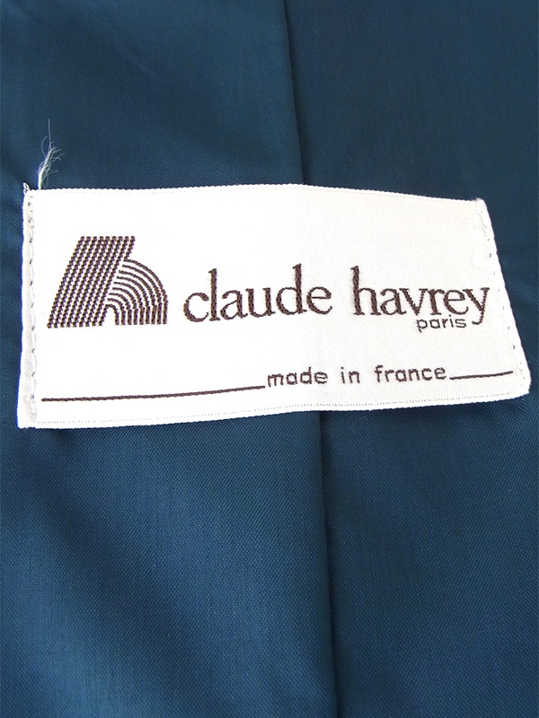 ヨーロッパ古着 70年代フランス製 スレート X フード着脱可能 ヴィンテージ コート 25FC307