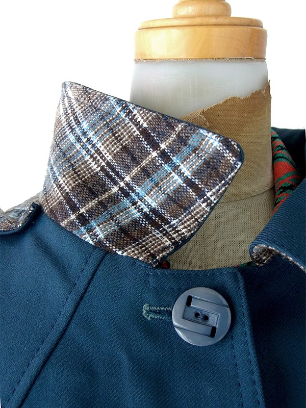 ヨーロッパ古着 70年代フランス製 スレート X フード着脱可能 ヴィンテージ コート 25FC307