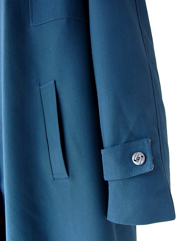 ヨーロッパ古着 70年代フランス製 スレート X フード着脱可能 ヴィンテージ コート 25FC307