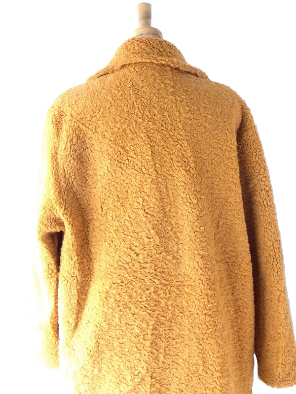 ヨーロッパ古着 70年代イタリア製 ハニーイエロー X カールボア コート 25FC309