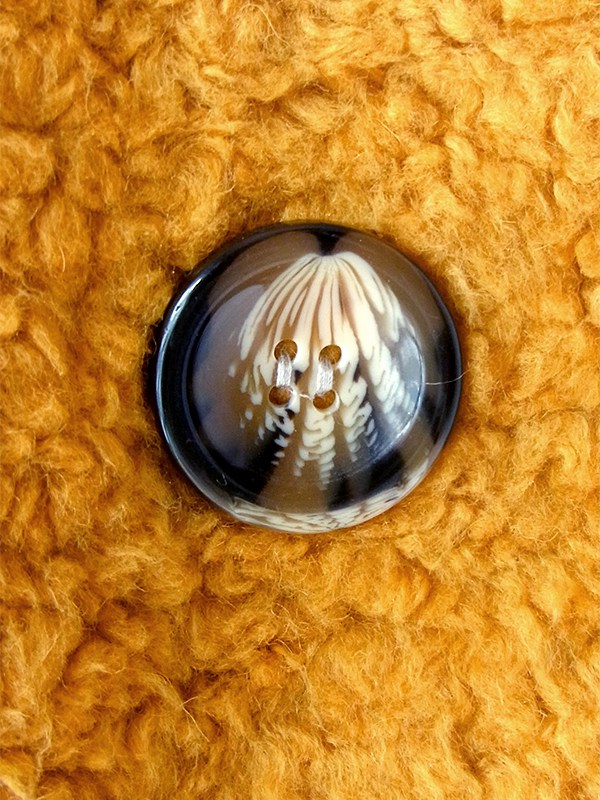 ヨーロッパ古着 70年代イタリア製 ハニーイエロー X カールボア コート 25FC309