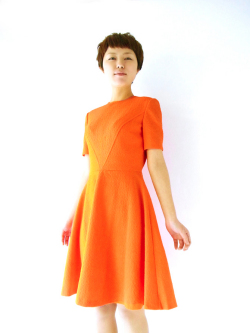 おとなかわいい】ロンドン買付 オレンジ レトロポップ